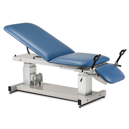 Clinton Multi-Use, Ultrasound Table with Stirrups Color: GunMetal 80069-3GM
